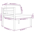 vidaXL 9 Piece Aluminum Garden Lounge Set in Anthracite