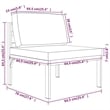 vidaXL 8 Piece Aluminum Garden Lounge Set in Anthracite
