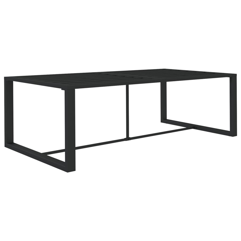 vidaXL 6 Piece Aluminum Garden Lounge Set in Anthracite