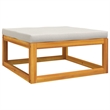 vidaXL 9 Piece Solid Acacia Wood Garden Lounge Set in Gray