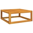 vidaXL 7 Piece Solid Acacia Wood Garden Lounge Set in Green/Natural