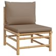 vidaXL 6 Piece Bamboo Garden Lounge Set