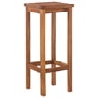 vidaXL 9 Piece Solid Acacia Wood Bar Set in Natural