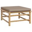 vidaXL 7 Piece Bamboo Garden Lounge Set