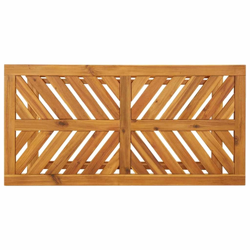 vidaXL Solid Acacia Wood Garden Lounge Set in Brown