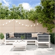 vidaXL 6 Piece Wood Large Garden Lounge Set in White