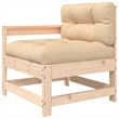 vidaXL 5 Piece Wood Garden Lounge Set in Beige