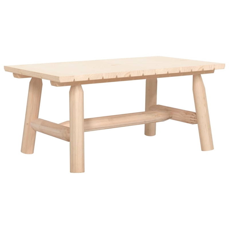 vidaXL 5 Piece Wood Medium Garden Lounge Set in Natural