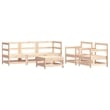 vidaXL 6 Piece Wood Garden Lounge Set in Beige