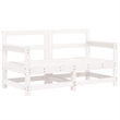 vidaXL 6 Piece Wood Large Garden Lounge Set in White