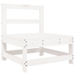 vidaXL 6 Piece Wood Large Garden Lounge Set in White