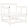 vidaXL 8 Piece Wood Large Garden Lounge Set in White