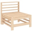 vidaXL 6 Piece Wood Garden Lounge Set in Natural