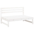 vidaXL 6 Piece Wood Garden Lounge Set in White
