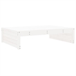 vidaXL 6 Piece Wood Large Garden Lounge Set in White