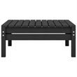 vidaXL 5 Piece Wood Medium Garden Lounge Set in Black
