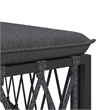 vidaXL 7 Piece Steel Garden Lounge Set in Anthracite