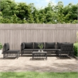 vidaXL 7 Piece Steel Garden Lounge Set in Gray/Anthracite