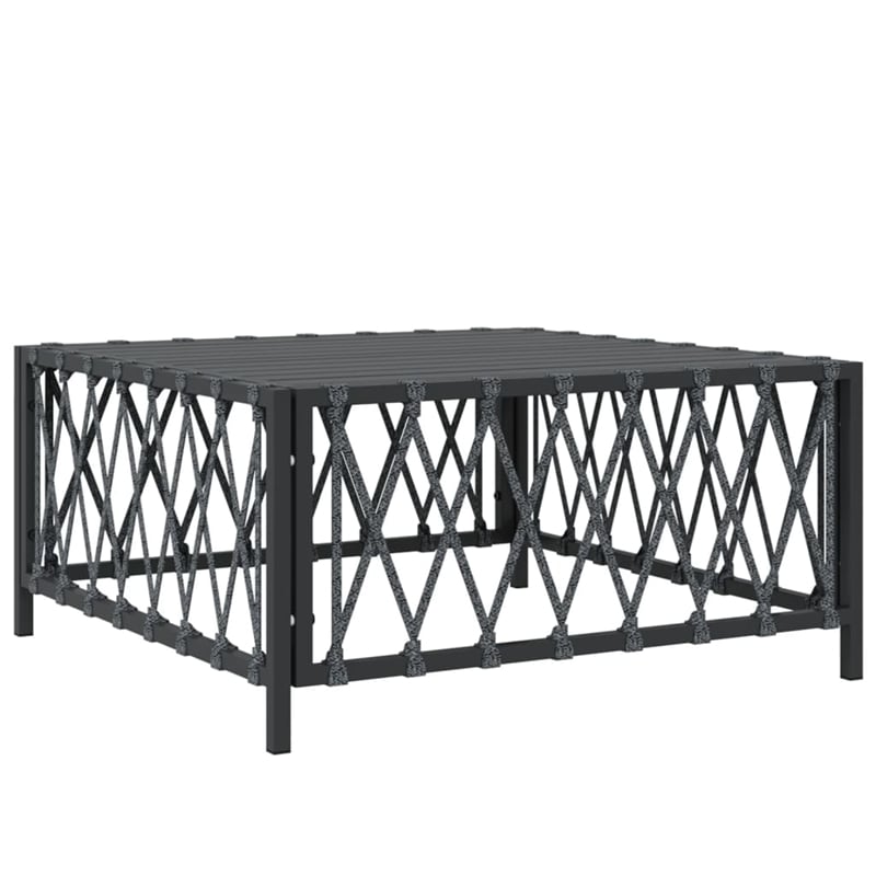 vidaXL 7 Piece Steel Garden Lounge Set in Gray/Anthracite