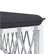 vidaXL 8 Piece Steel Garden Lounge Set in White/Gray