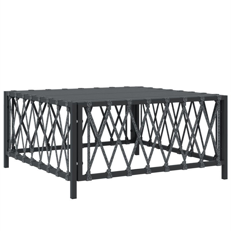 vidaXL 10 Piece Steel Garden Lounge Set in Anthracite