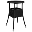 vidaXL 5 Piece Steel Bistro Set in Black/White/Cream