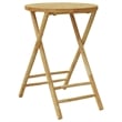 vidaXL Bamboo Small Bistro Set in Gray