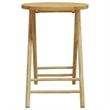 vidaXL Bamboo Small Bistro Set in Gray