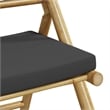 vidaXL Bamboo Small Bistro Set in Gray