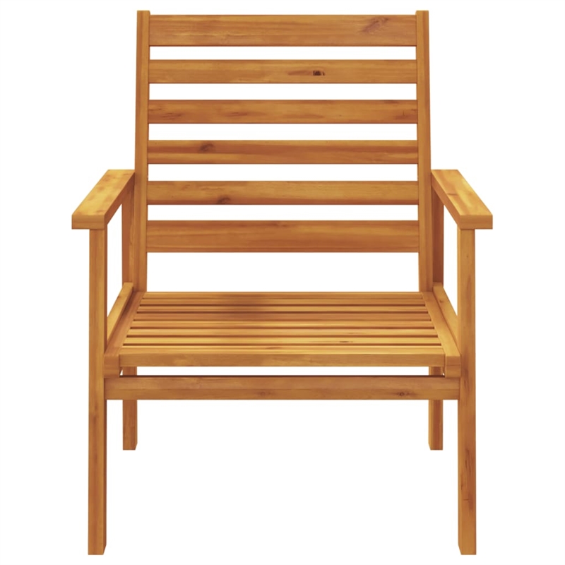vidaXL 5 Piece Solid Acacia Wood Standard Garden Lounge Set in Natural