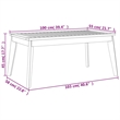 vidaXL 5 Piece Solid Acacia Wood Garden Lounge Set in Gray