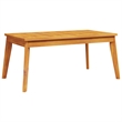 vidaXL 5 Piece Solid Acacia Wood Garden Lounge Set in Gray