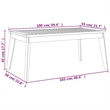 vidaXL Solid Acacia Wood Medium Garden Lounge Set in Natural