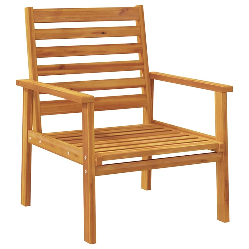 vidaXL Solid Acacia Wood Medium Garden Lounge Set in Natural