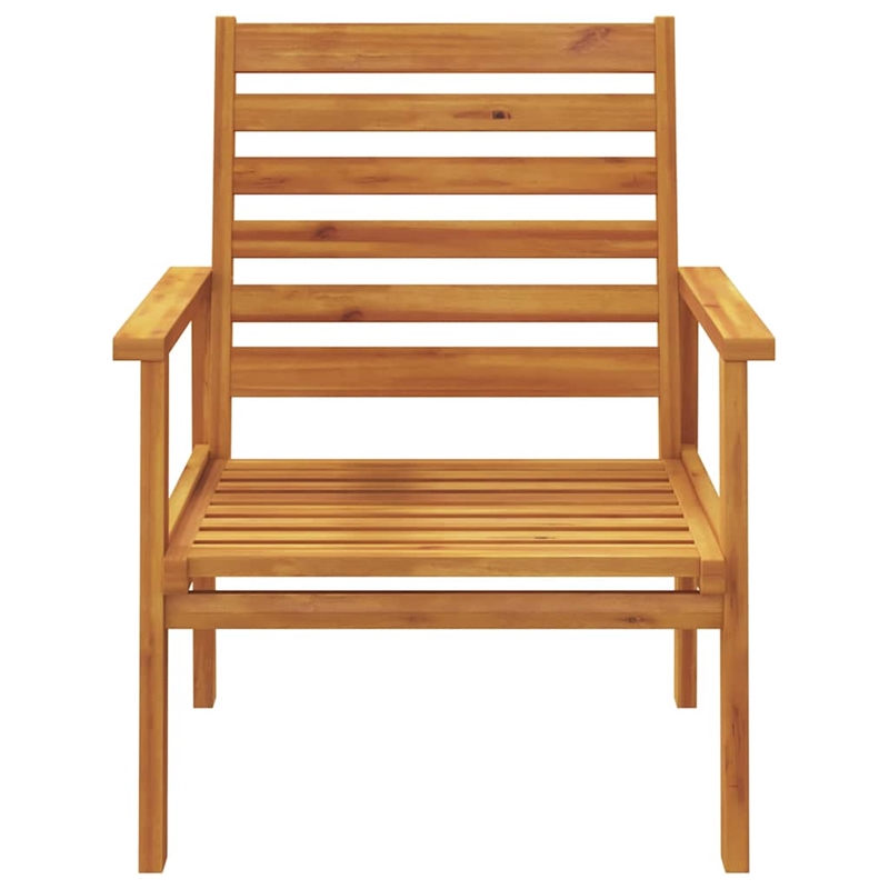 vidaXL Solid Acacia Wood Medium Garden Lounge Set in Natural