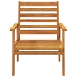 vidaXL Solid Acacia Wood Medium Garden Lounge Set in Natural