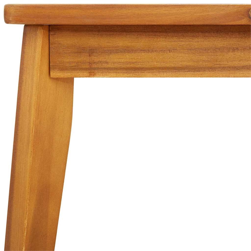 vidaXL Solid Acacia Wood Medium Garden Lounge Set in Natural