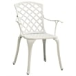 vidaXL Aluminum Medium Furniture Set in White