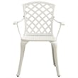 vidaXL Aluminum Medium Furniture Set in White