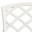vidaXL Aluminum Medium Furniture Set in White