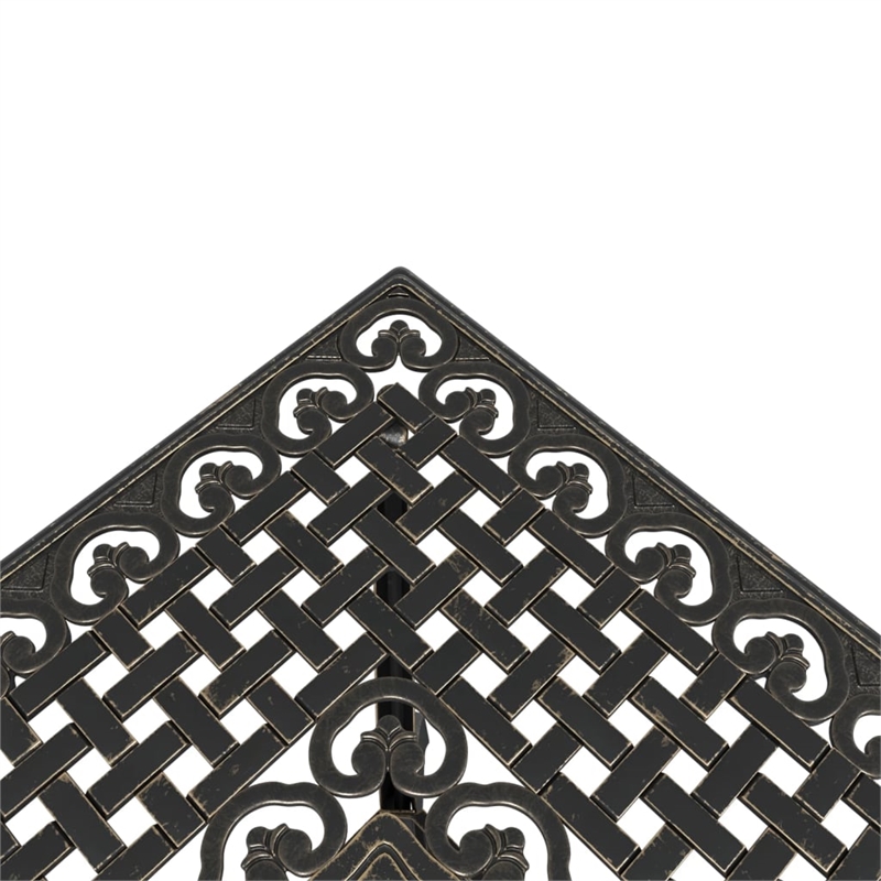 vidaXL Aluminum Medium Bistro Set