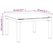 vidaXL 5 Piece Steel Garden Lounge Set in Black/Gray