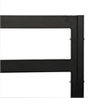 vidaXL 7 Piece Steel Garden Lounge Set in Black/Gray