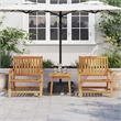 vidaXL Solid Acacia Wood Furniture Set in Brown