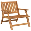 vidaXL Solid Acacia Wood Furniture Set in Brown