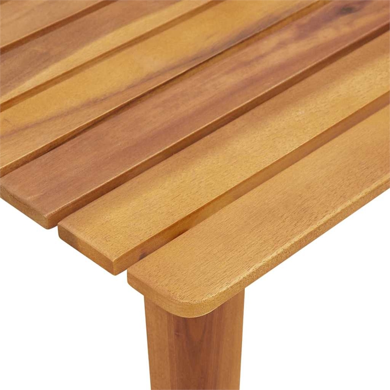 vidaXL Solid Acacia Wood Furniture Set in Brown