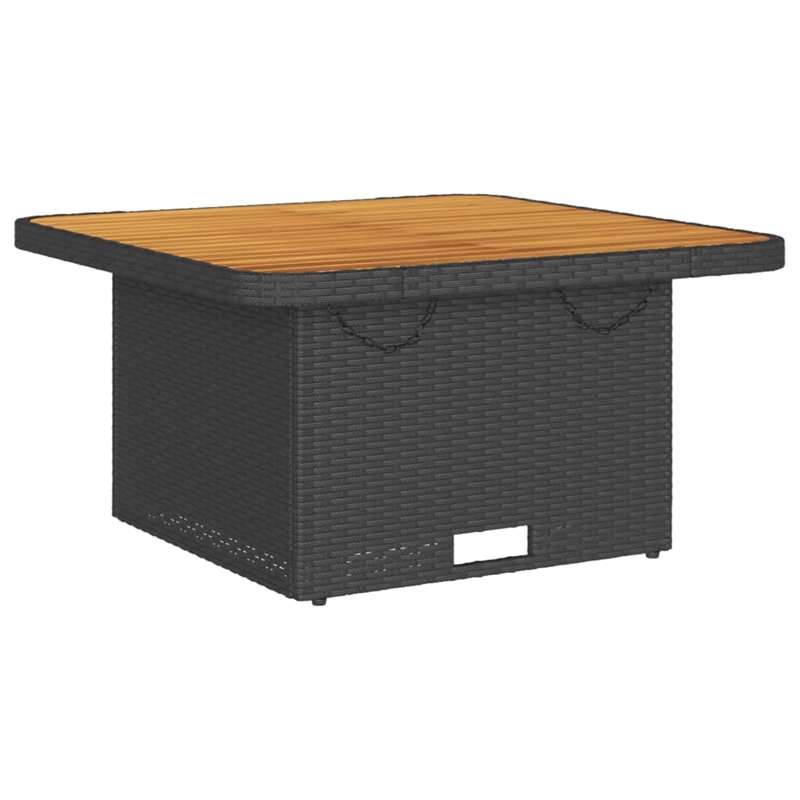 vidaXL 5 Piece Steel Lounge Set in Black/White/Brown/Cream