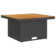 vidaXL 5 Piece Steel Lounge Set in Black/White/Brown/Cream