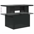 vidaXL 7 Piece Steel Sofa Set in Black