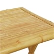 vidaXL Bamboo Small Bistro Set in Natural